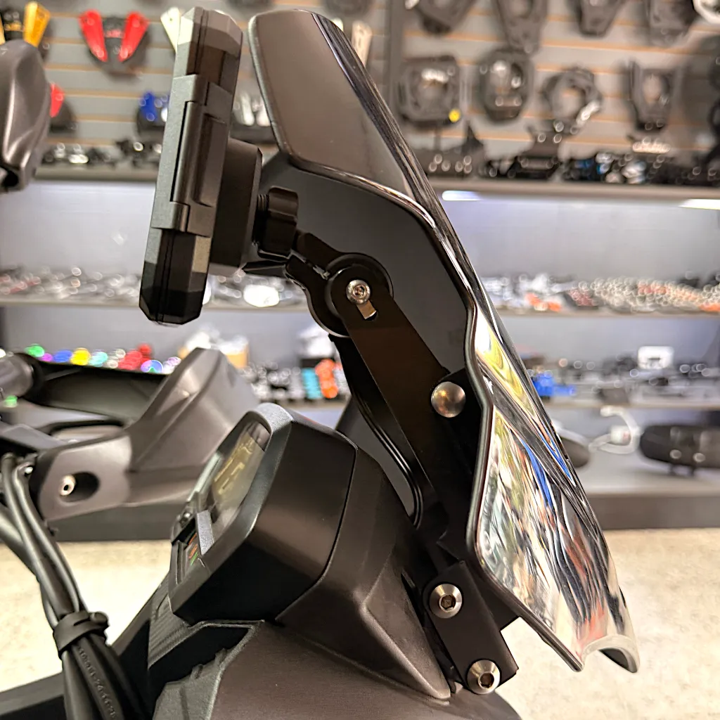 ELEVADOR DE CUPULA HONDA NX 190 + SOPORTE GPS O HOLDER (1).webp