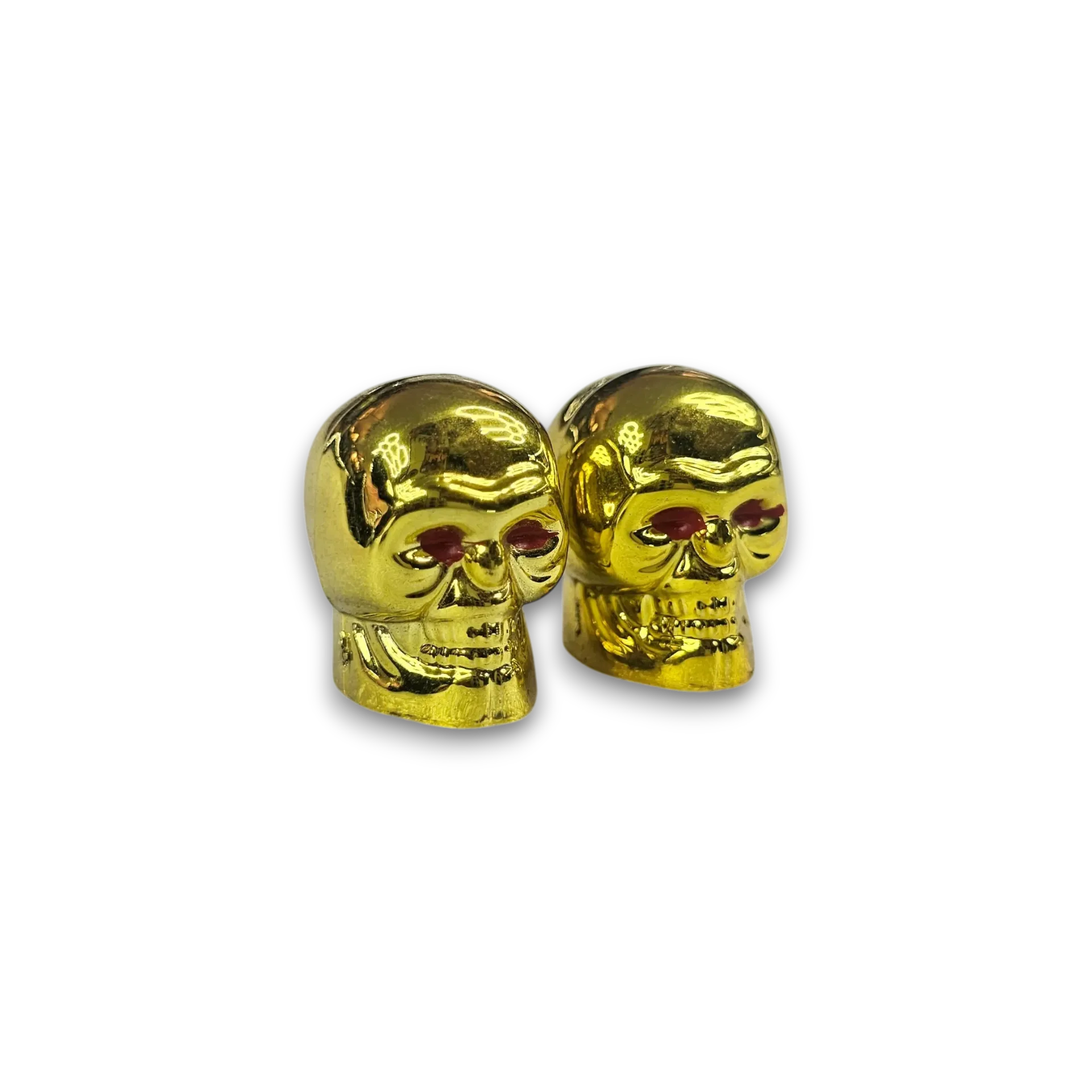 [TVCLR] TAPA VÁLVULA CALAVERA (PAR) (Rojo)