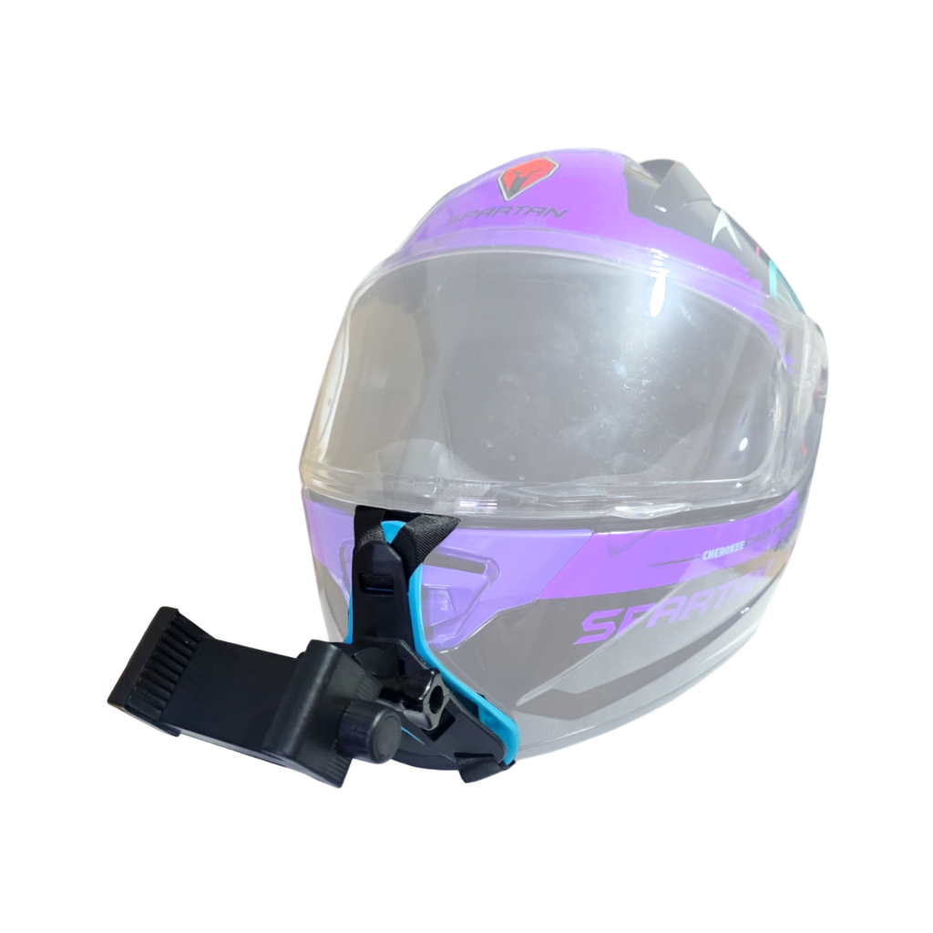 [SOCECANE] SOPORTE PARA CELULAR O CAMARA EN CASCO (Negro)