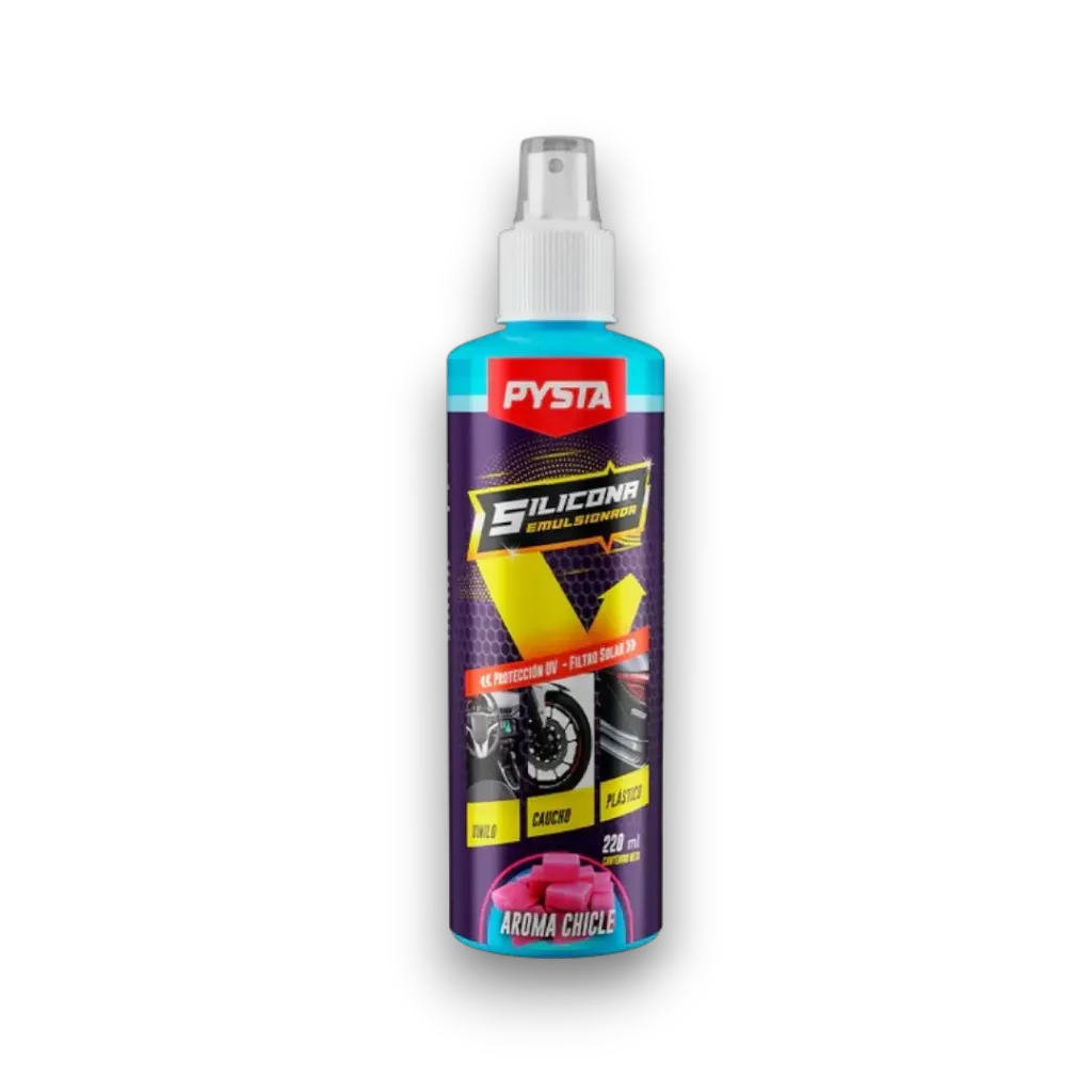 [SI200CL] SILICONA EMULSIONADA 200 ML PYSTA (Chicle)