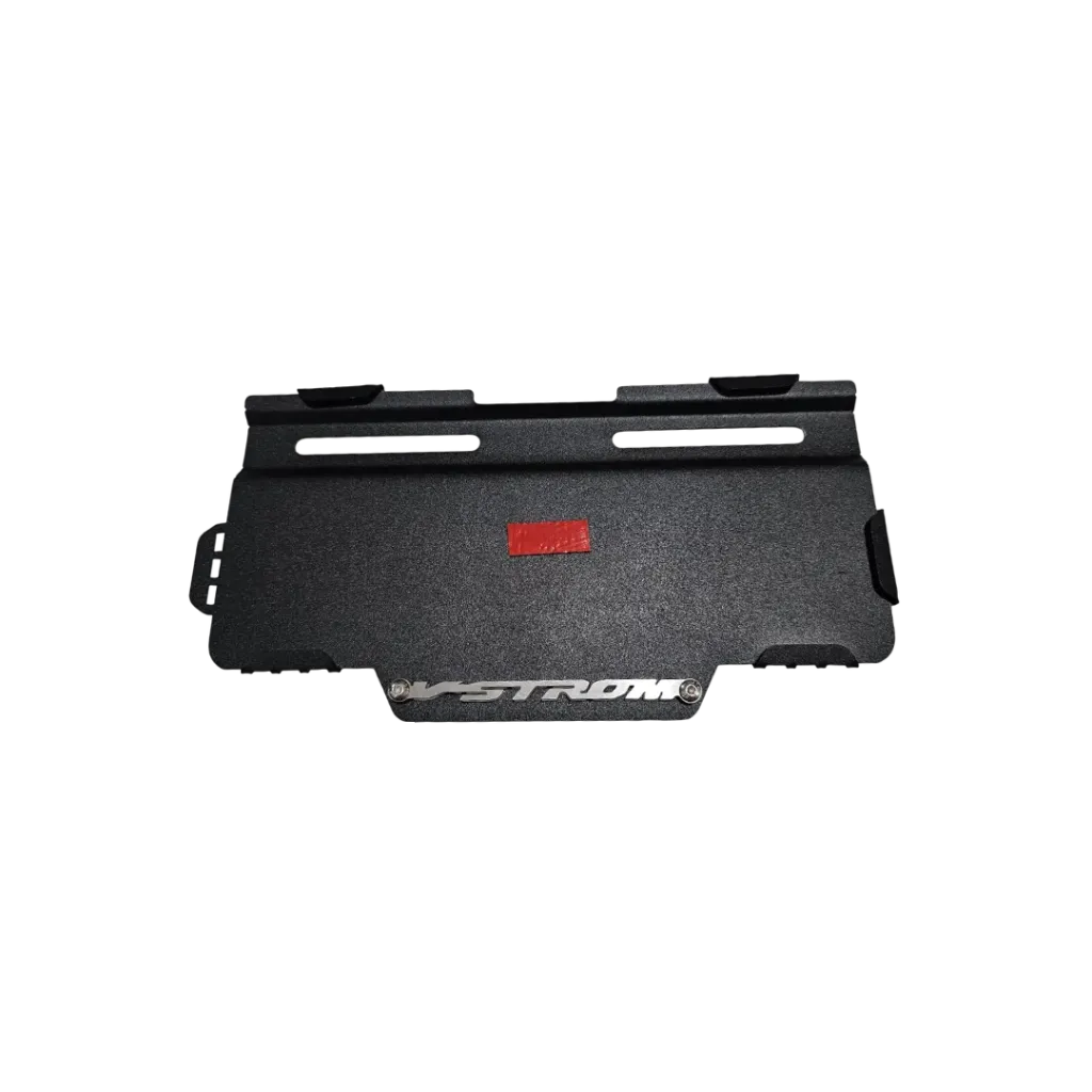 PORTA PLACA SIN PERFORAR VSTROM (ACERO)