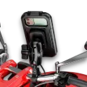 HOLDER - SOPORTE DE CELULAR FULL IMPERMEABLE  CON CARGADOR INÁLAMBRICO