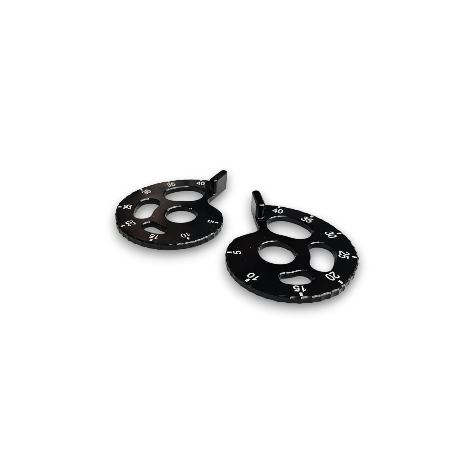 [TCNE] TENSOR DE CADENA DURO EN ALUMINIO GRANDE (PAR) (Negro)