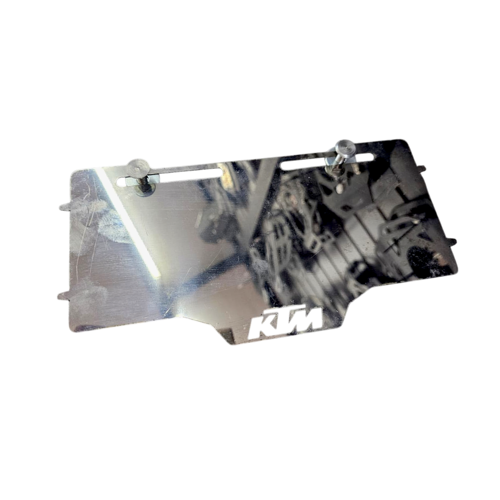 [1219] PORTA PLACA FLOTANTE KTM (ACERO)