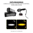 EXPLORADORAS LINEALES DUAL COLOR CON CONTROL DC9V-80V (PAR)