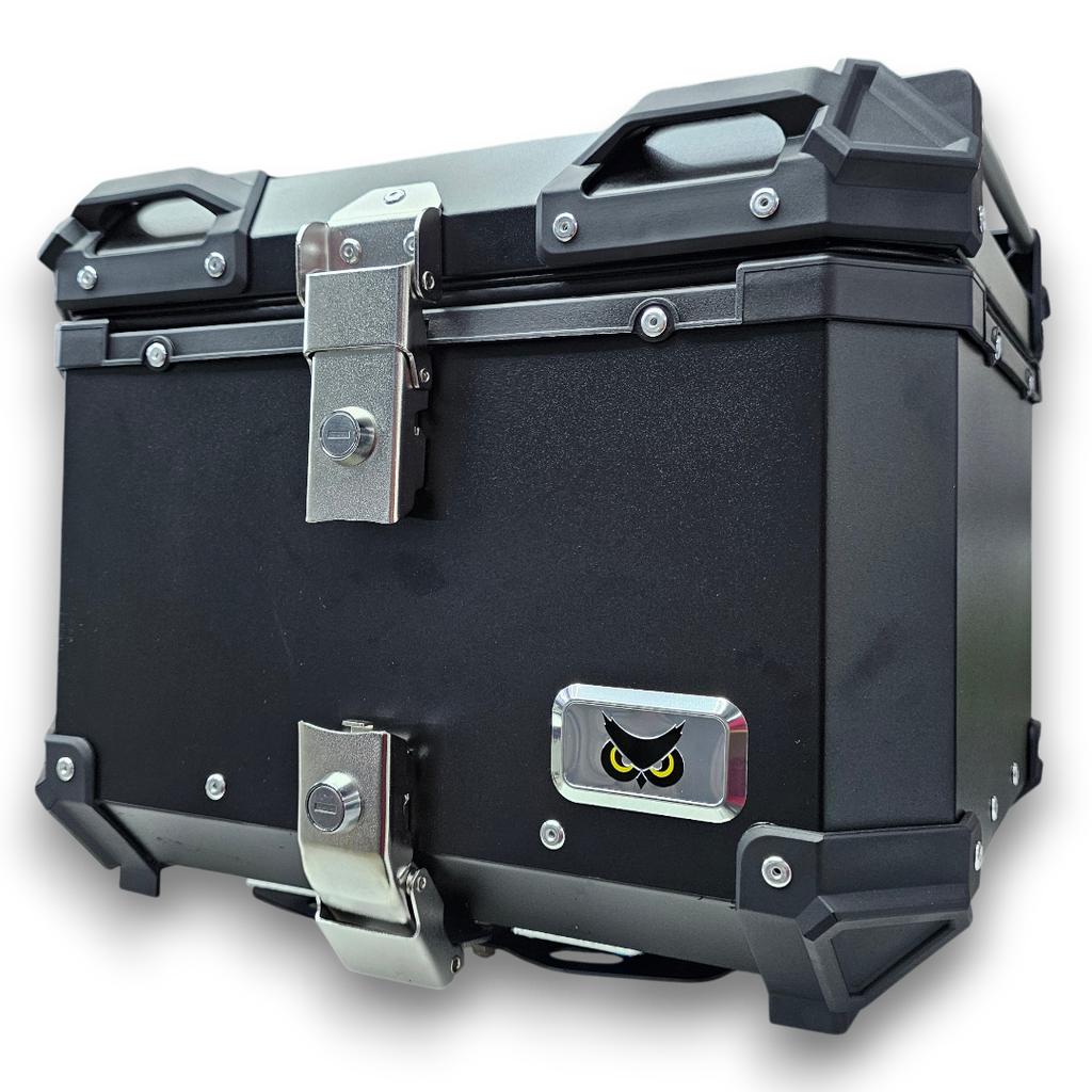 [MTC45BUAG] MALETERO - TOP CASE 45 LITROS WP BÚHO ALUMINIO (Gris tapa negra)