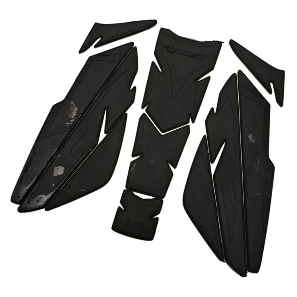[SSTRN] STOMPGRIPS SPECIAL TVS RAIDER 125 (COMPLETO) (Negro)