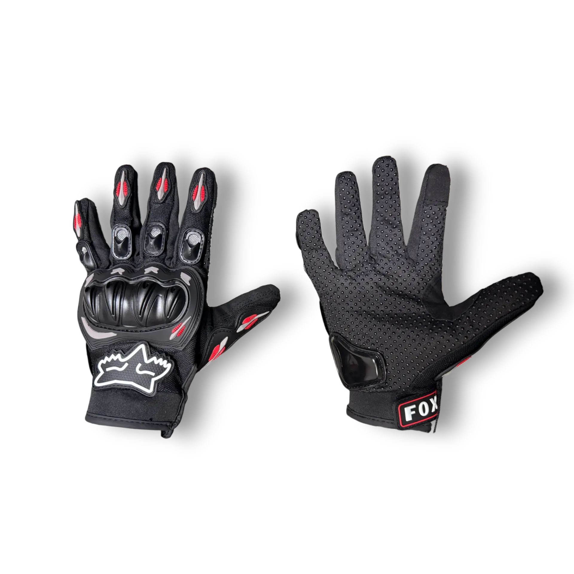 PAR GUANTES TIPO FOX - CON PROTECCIONES