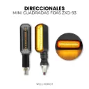 DIRECCIONALES MINI CUADRADAS FIJAS ZXD-93 PAR