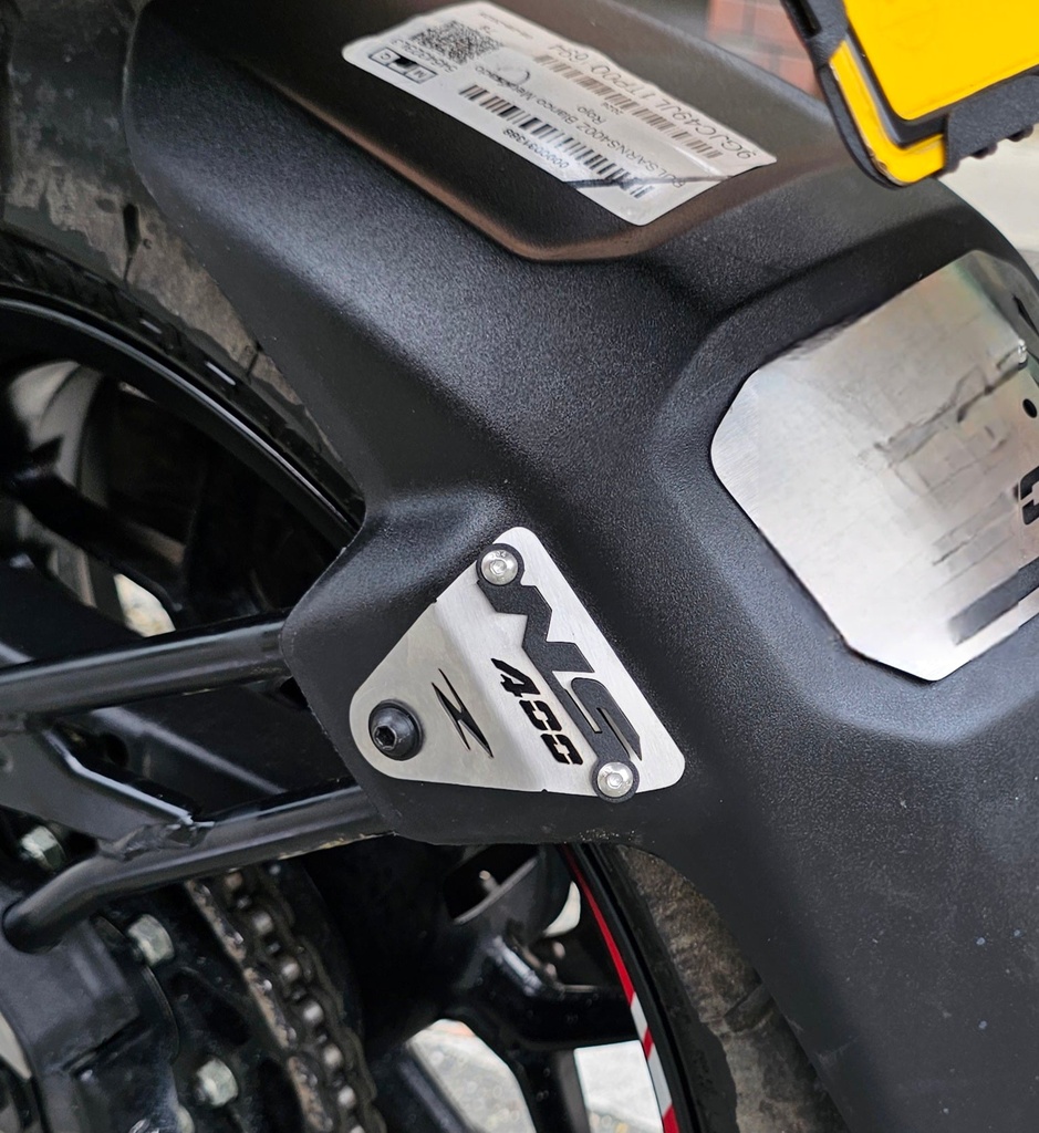 [1487] LUJO LATERAL GUARDABARRO BAJAJ PULSAR NS400Z (ACERO)