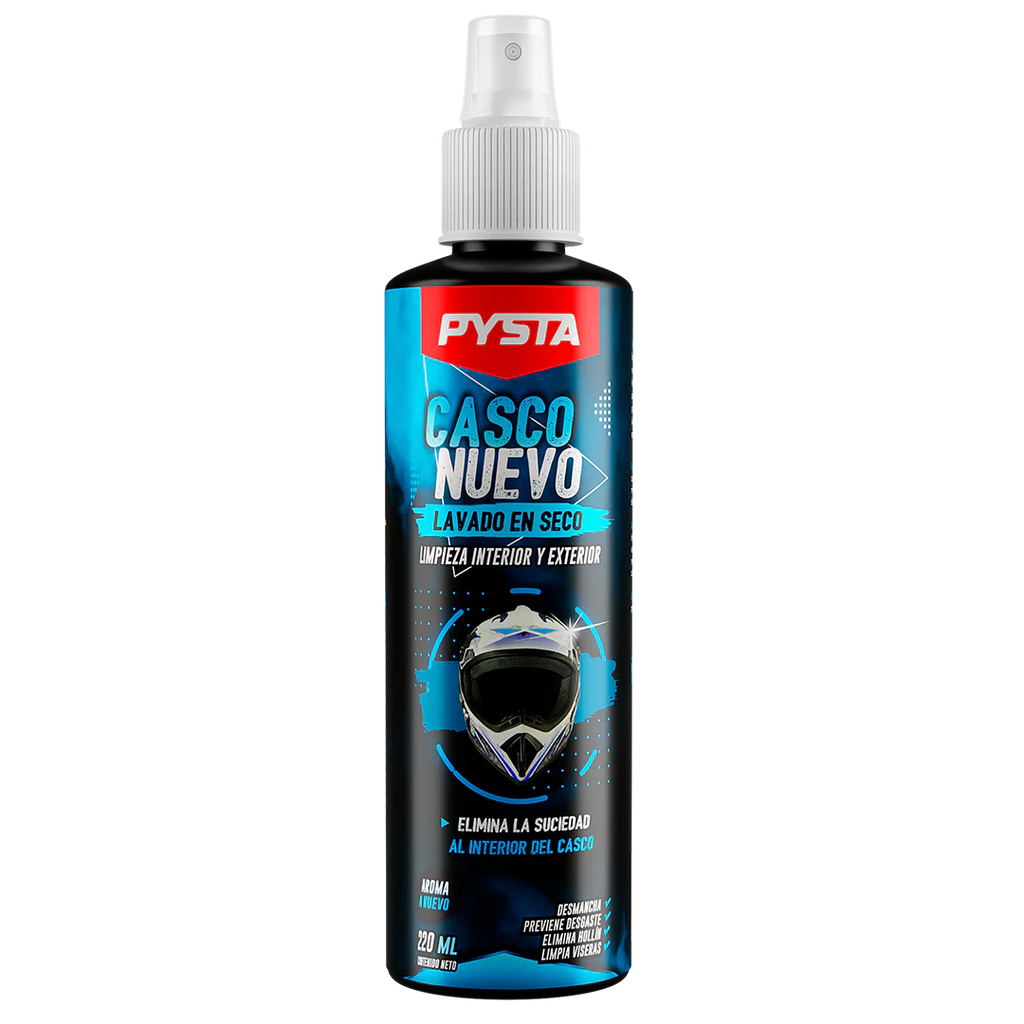 [1547] LIMPIADOR CASCO NUEVO INTERIOR Y EXTERIOR 220 ML PYSTA