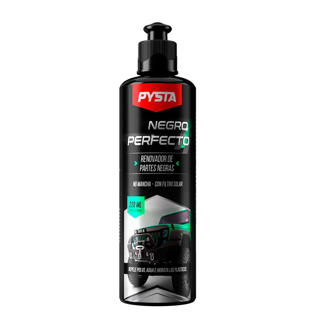 [1554] RESTAURADOR DE PARTES NEGRAS NEGRO PERFECTO 220 ML PYSTA