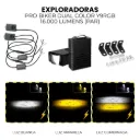 EXPLORADORAS PRO BIKER DUAL COLOR Y9RGB PAR