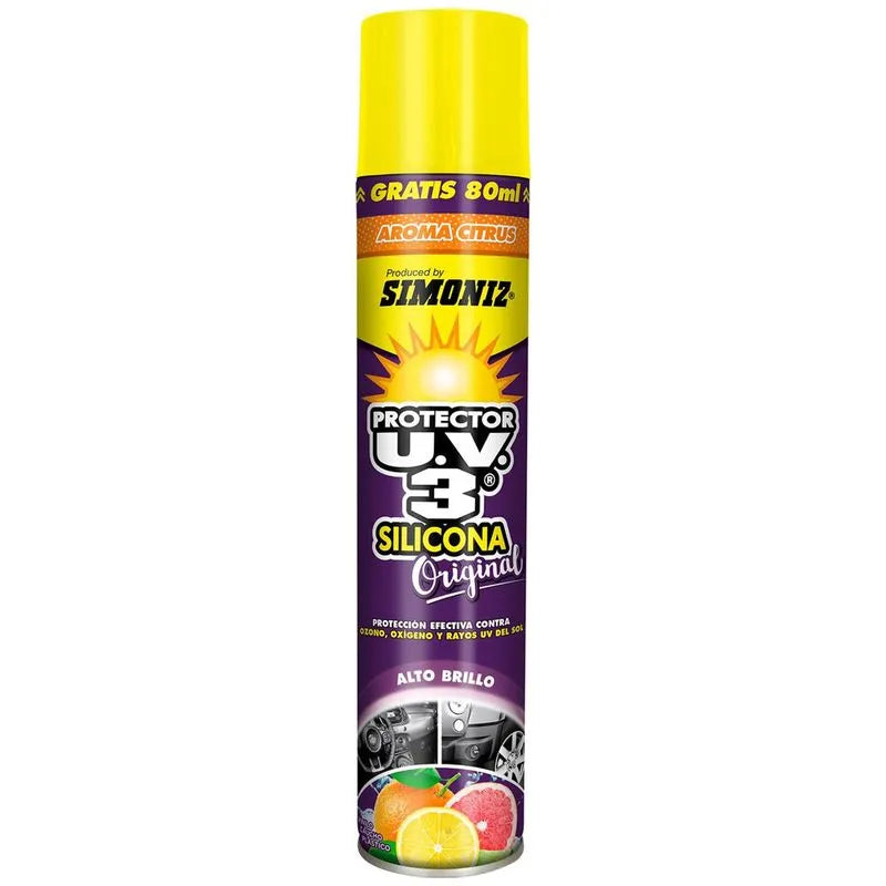 [1644] SILICONA EN AEROSOL UV3 480 ML CITRUS