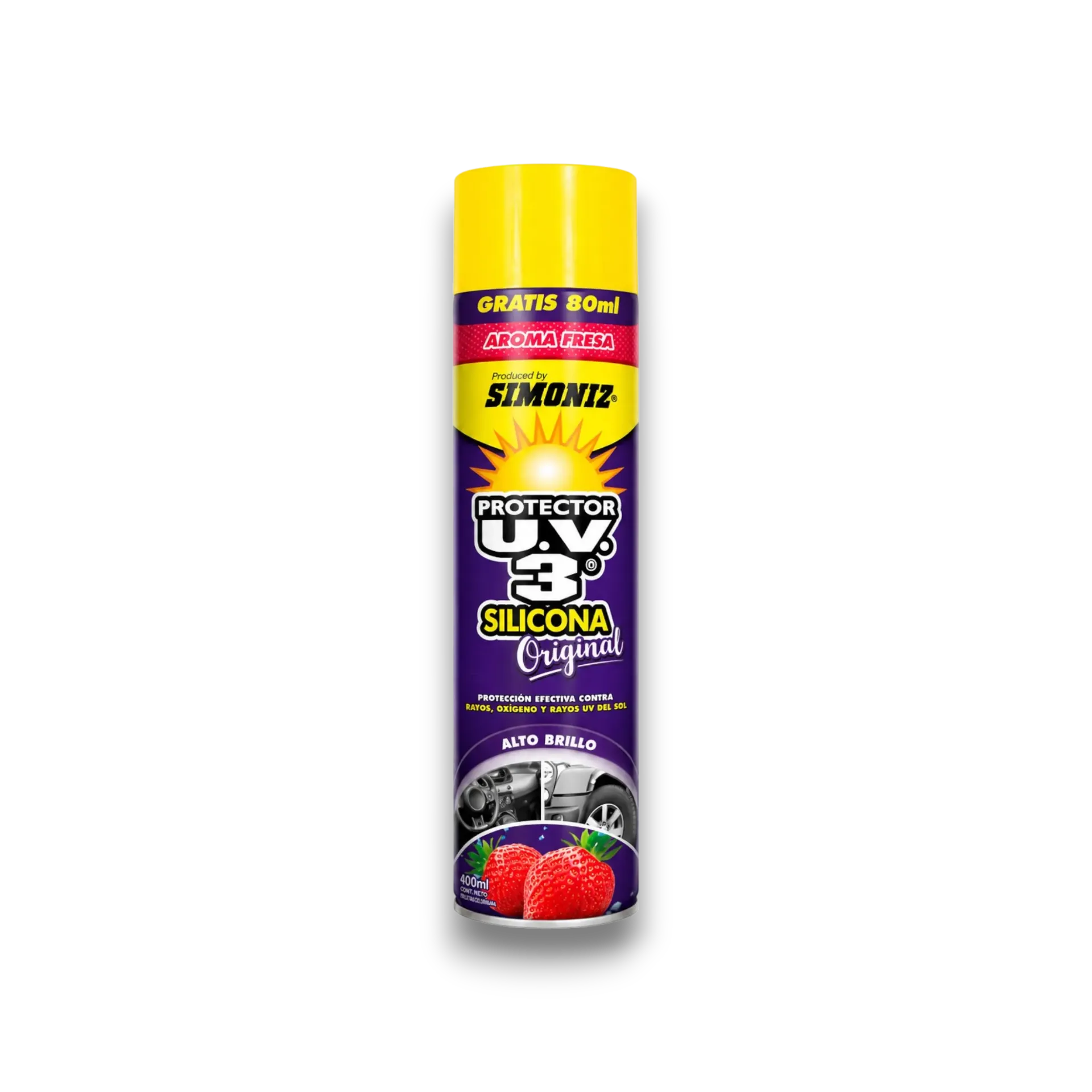 [1645] SILICONA SIMONIZ UV3 ORIGIN FRESA 480ML