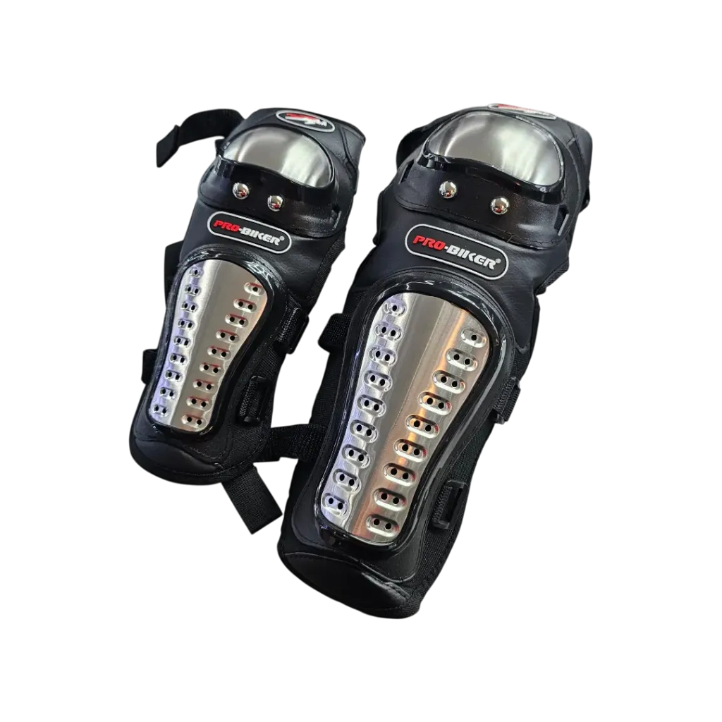 [151] SET DE RODILLERAS Y CODERAS COMBO RODILLERAS + CODERAS CON PROTECCIONES METÁLICAS