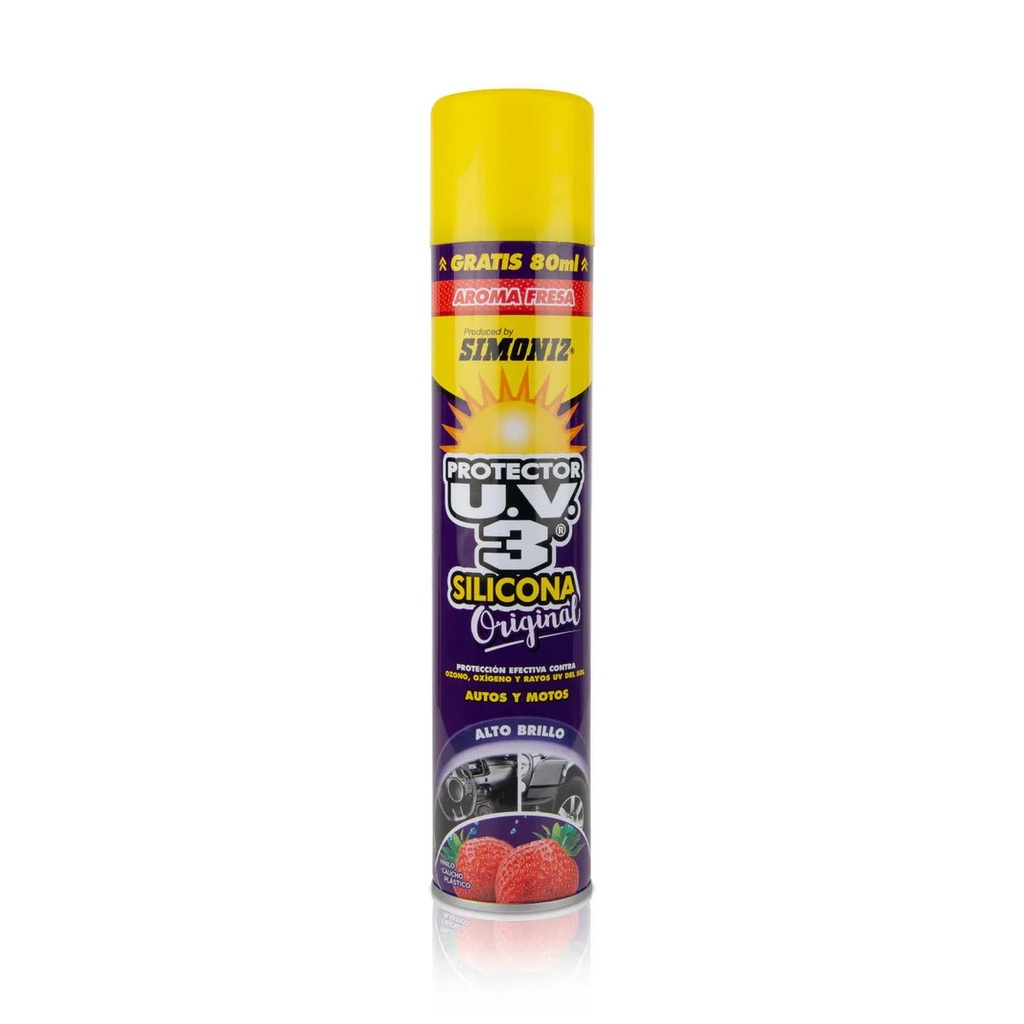 [1653] SILICONA EN AEROSOL UV3 CHICLE 480 ML SIMONIZ
