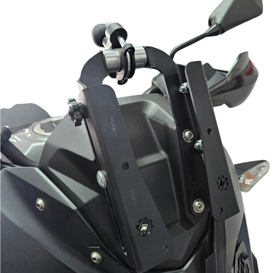 ELEVADOR O EXTENSOR DE CÚPULA + SOPORTE GPS KAWASAKI VERSYS 300X
