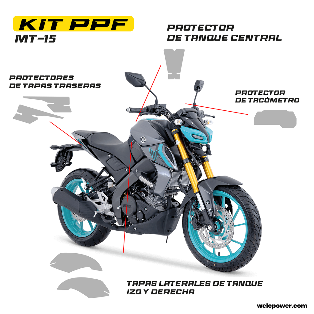[1878] KIT PPF FP YAMAHA MT-15