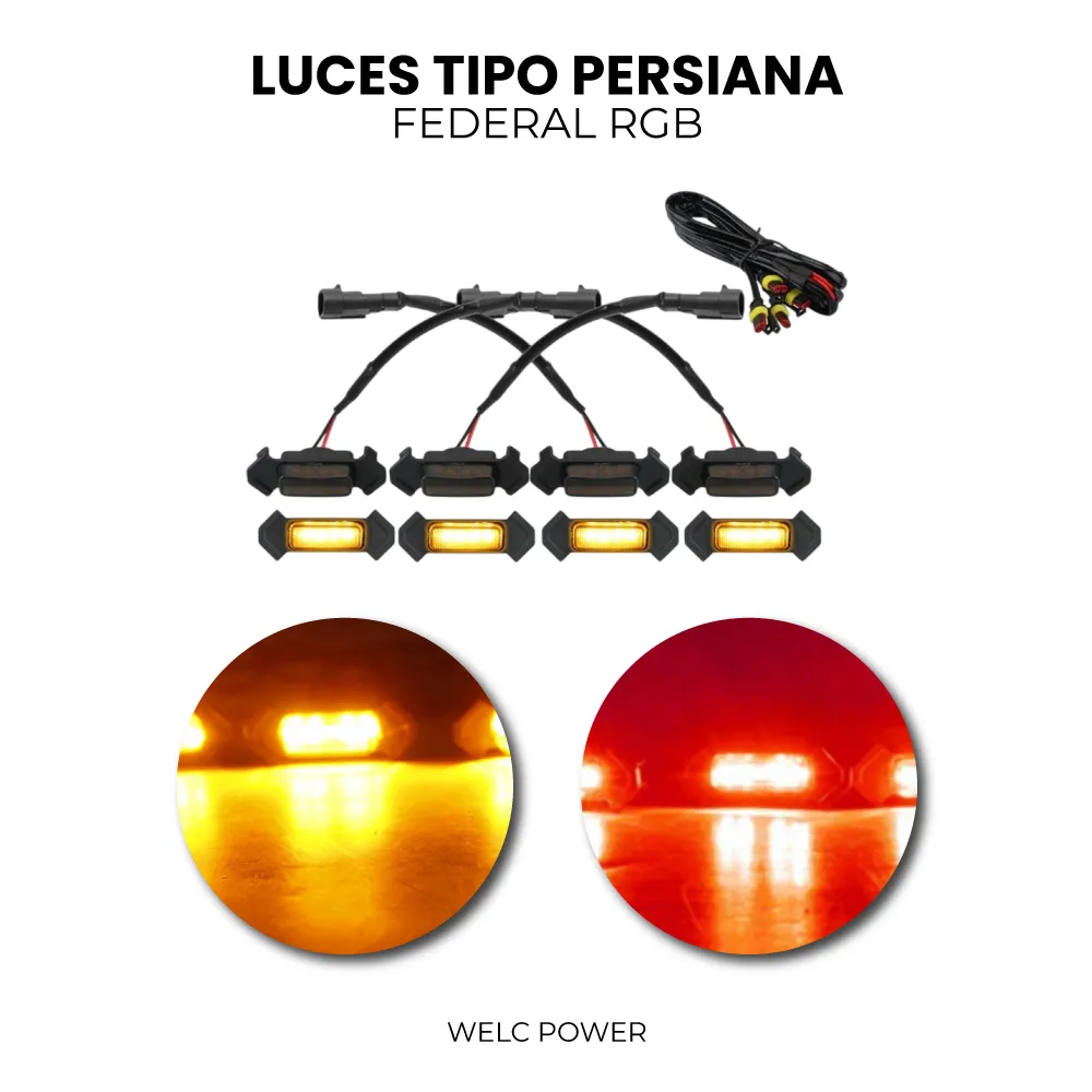 [202] LUZ DE PERSIANA FEDERAL RGB