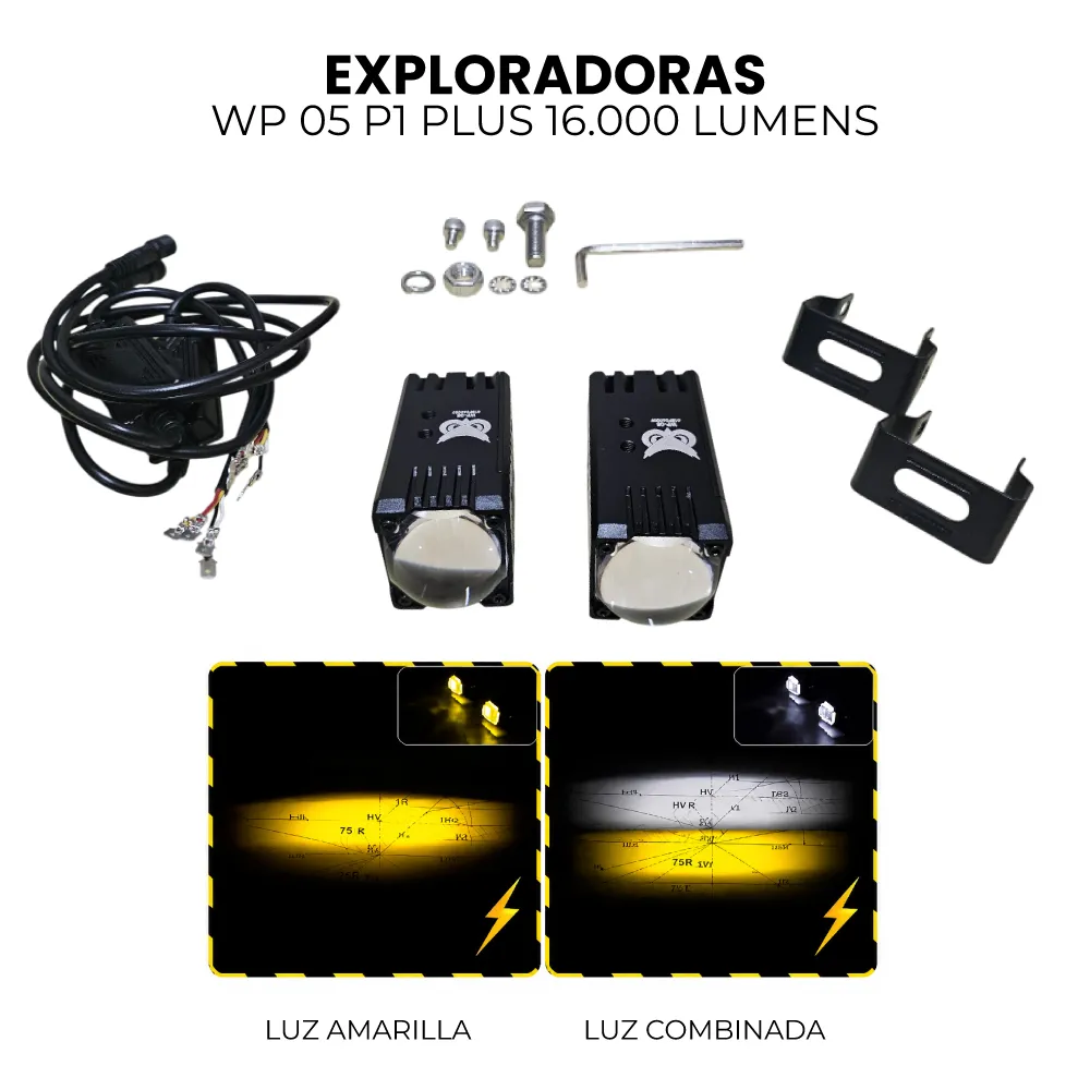 PAR EXPLORADORAS WP-05 P1 PLUS 16.000 LUMENS