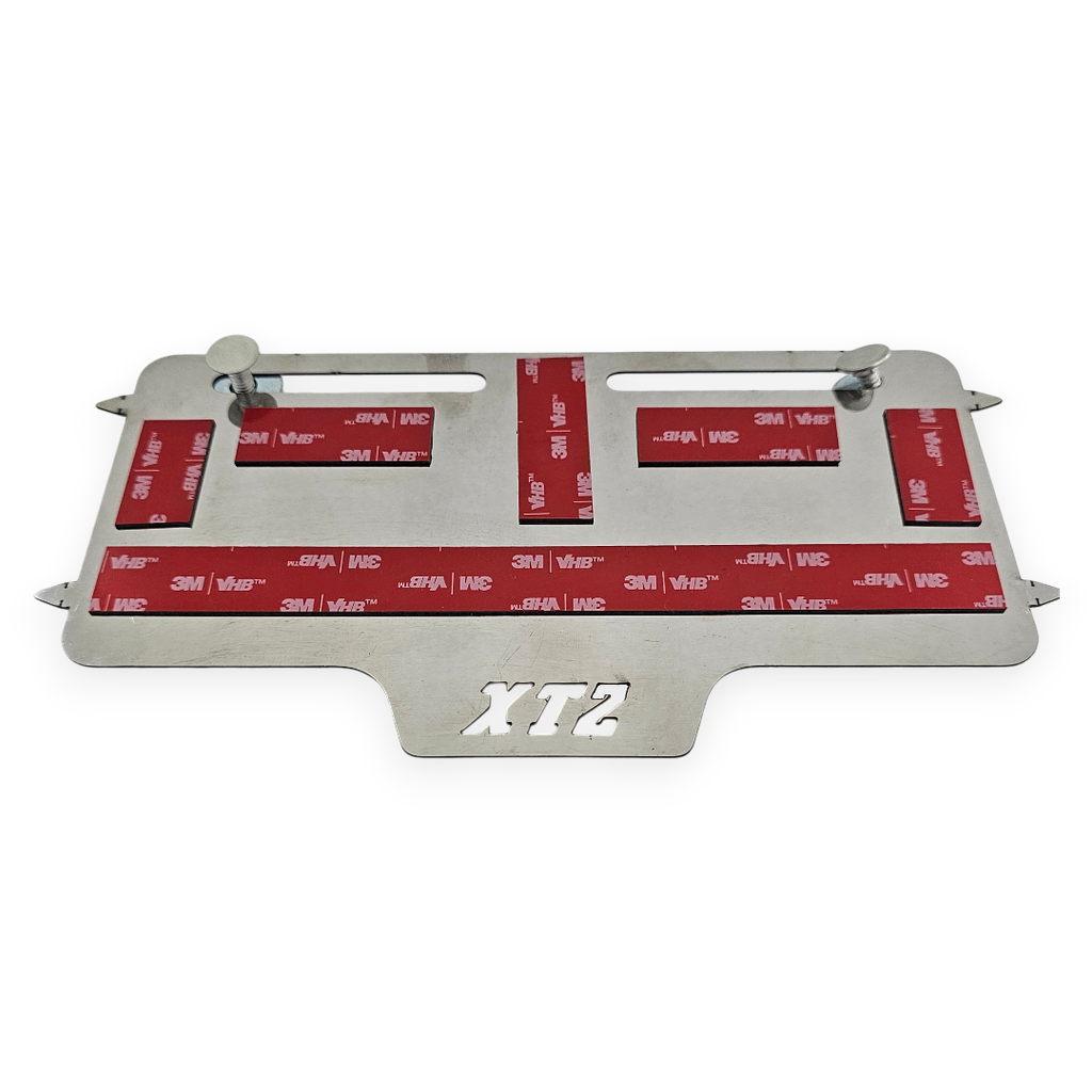 [2389] PORTA PLACA FLOTANTE SIN PERFORAR YAMAHA XTZ (ACERO)
