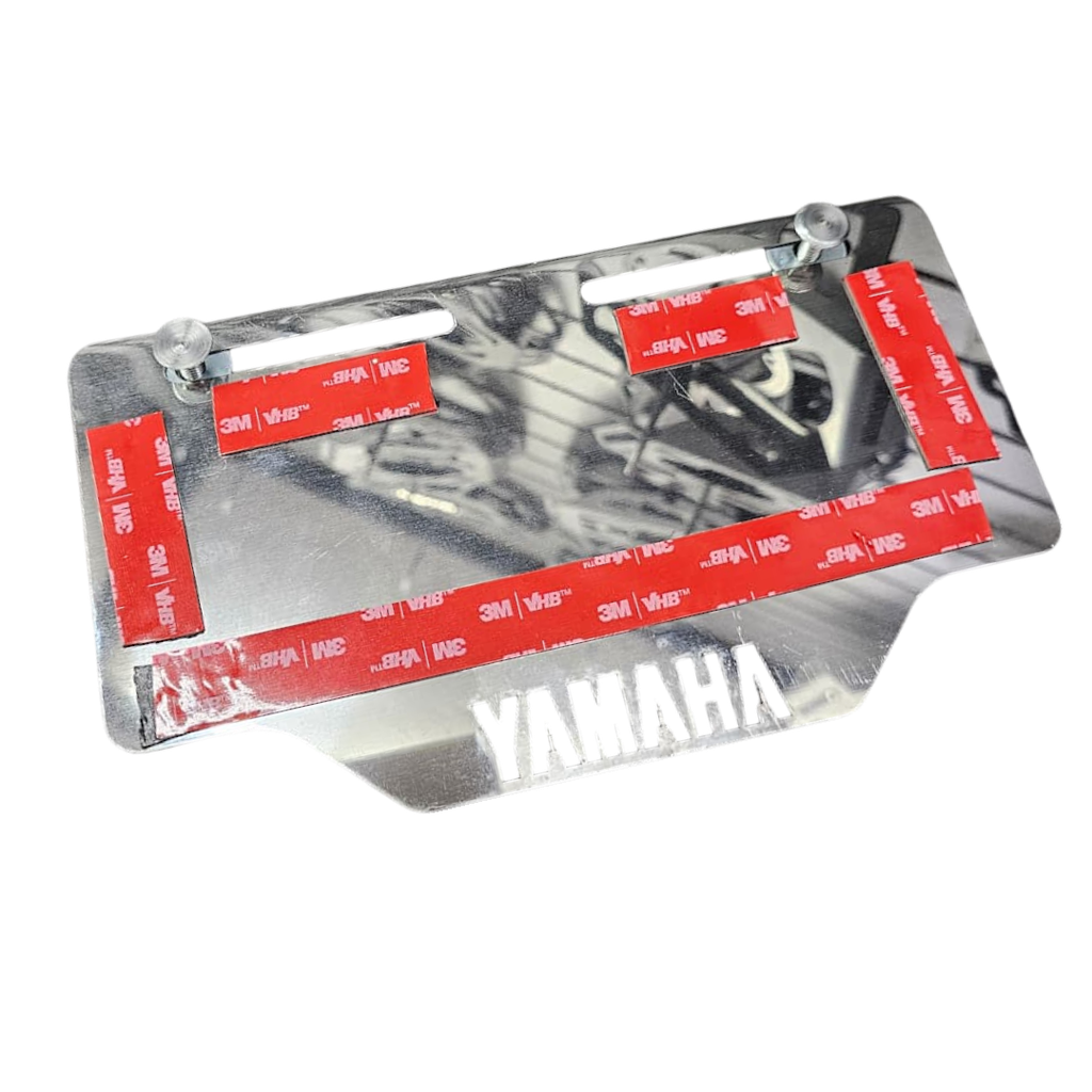 [422] PORTA PLACA FLOTANTE SIN PERFORAR YAMAHA (ACERO)