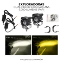EXPLORADORAS DUAL COLOR CON CARCASA (PAR)