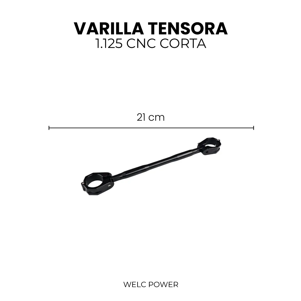 [518] VARILLA TENSORA 1.125" (1-1/8") CNC CORTA