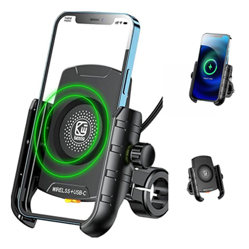HOLDER - SOPORTE DE CELULAR M9 CON CARGADOR INALAMBRICO QI