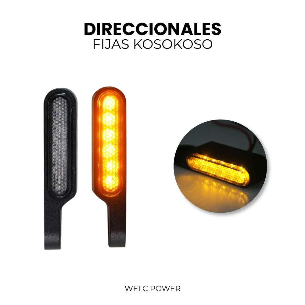 [534] PAR DE DIRECCIONALES FIJAS KOSO