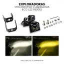 PAR EXPLORADORAS MINI DRIVING CUADRADAS ECO L22 09201D