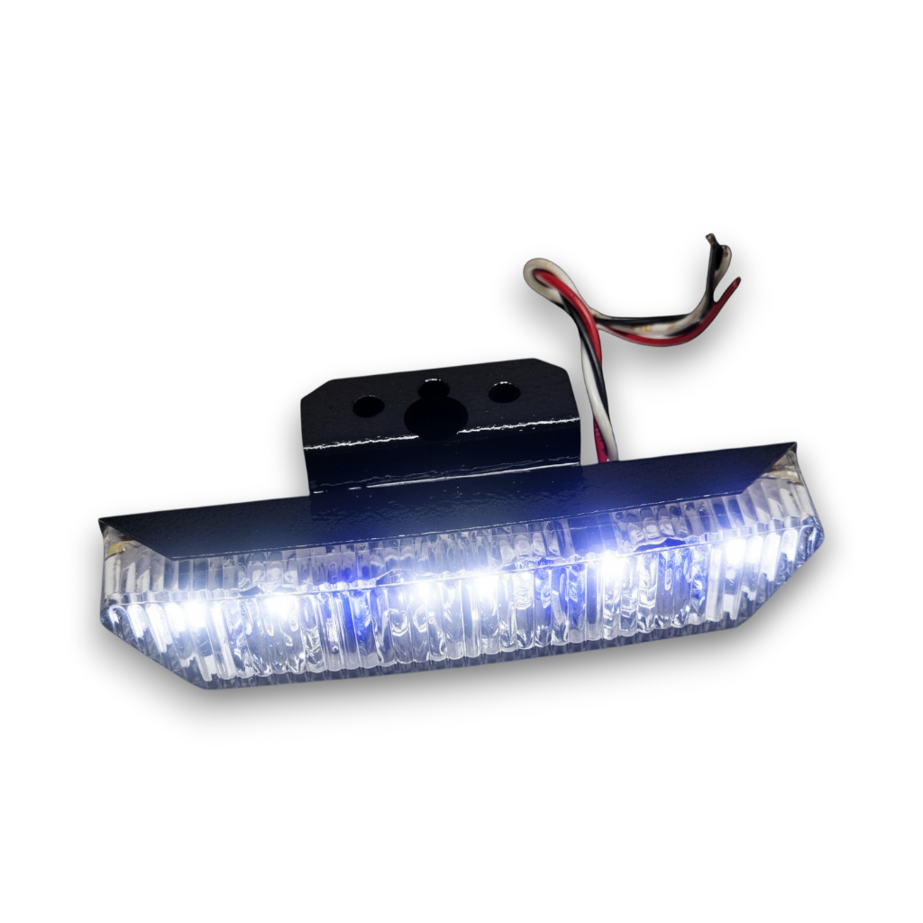 [694] LUZ EXPLORADORA TIPO FEDERAL ECO UNIDAD (Blanco-Azul)
