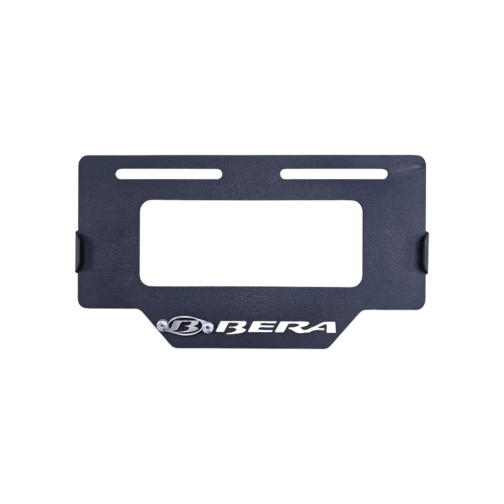 [992] PORTA PLACA BERA SBR 150 (ACERO) (Negro)