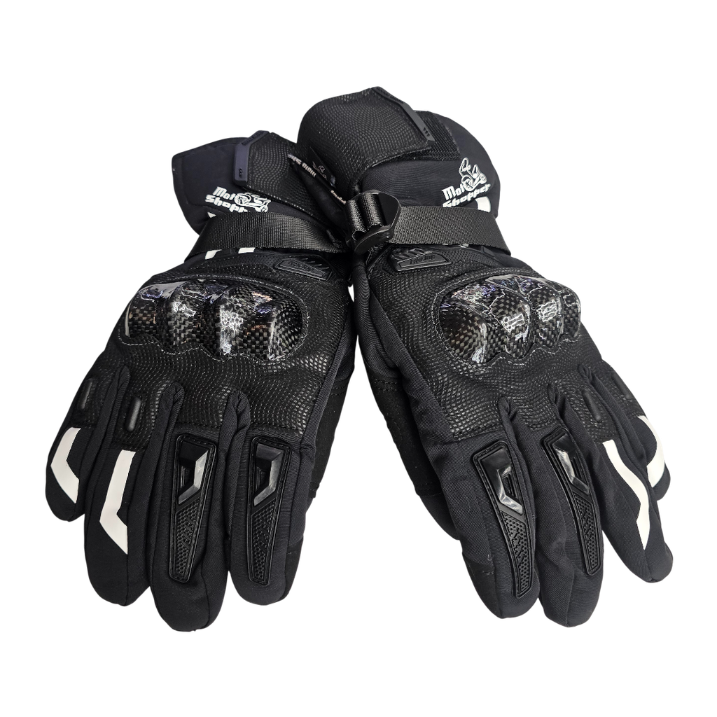 [1468] GUANTES IMPERMEABLES TIPO FIBRA DE CARBONO A-728 (L)