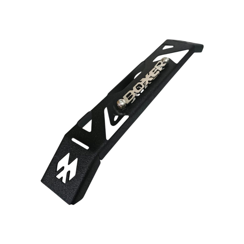 [2089] EMBLEMA BAJO LA FAROLA DE LUJO BAJAJ BOXER CT 100 - 125 (Negro)
