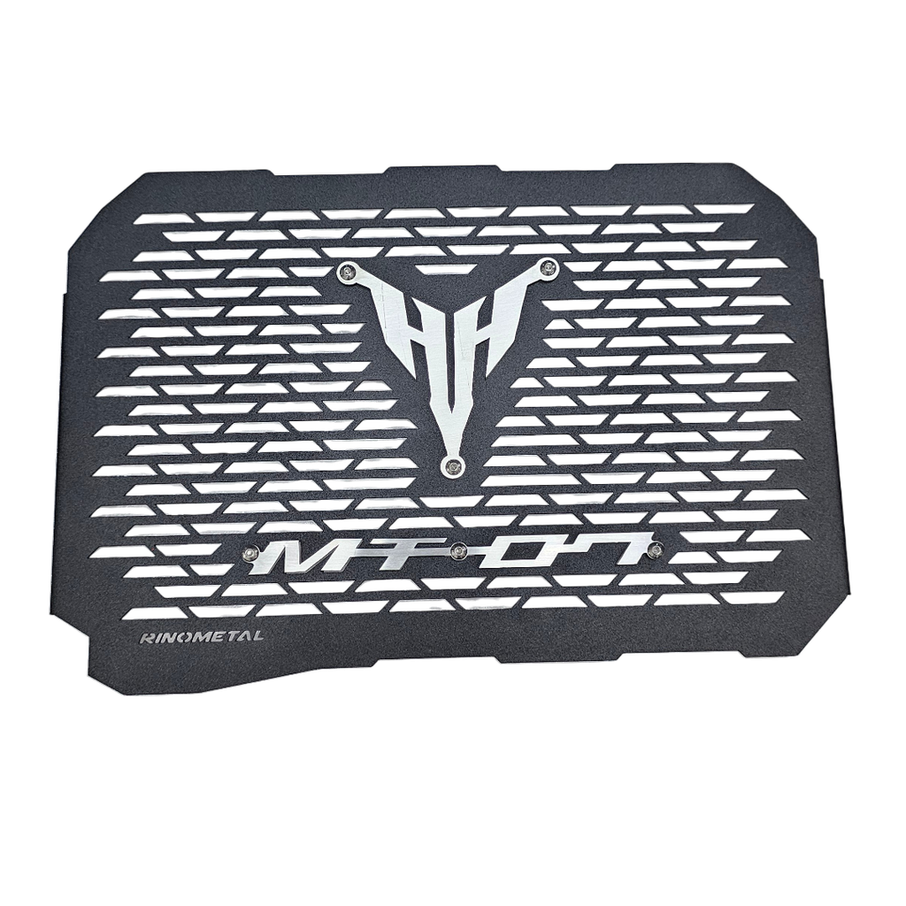 [515] PROTECTOR DE RADIADOR YAMAHA MT-07 (ACERO) (Negro)