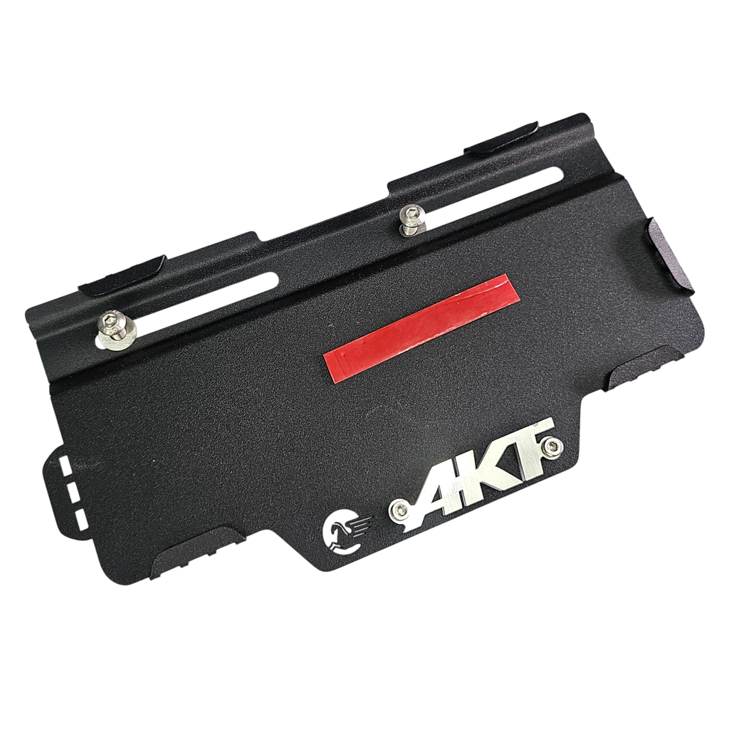 PORTA PLACA AKT SIN PERFORAR (ACERO)