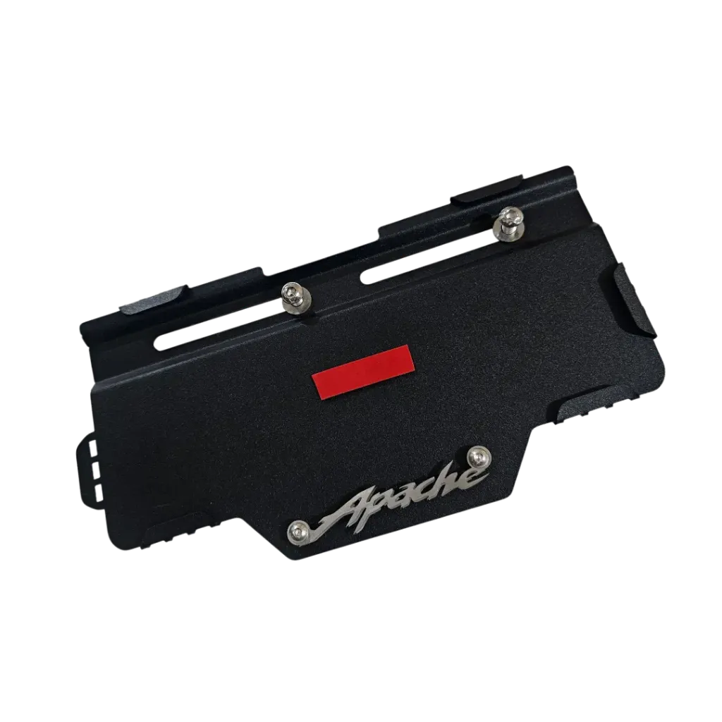 PORTA PLACA APACHE SIN PERFORAR (ACERO)