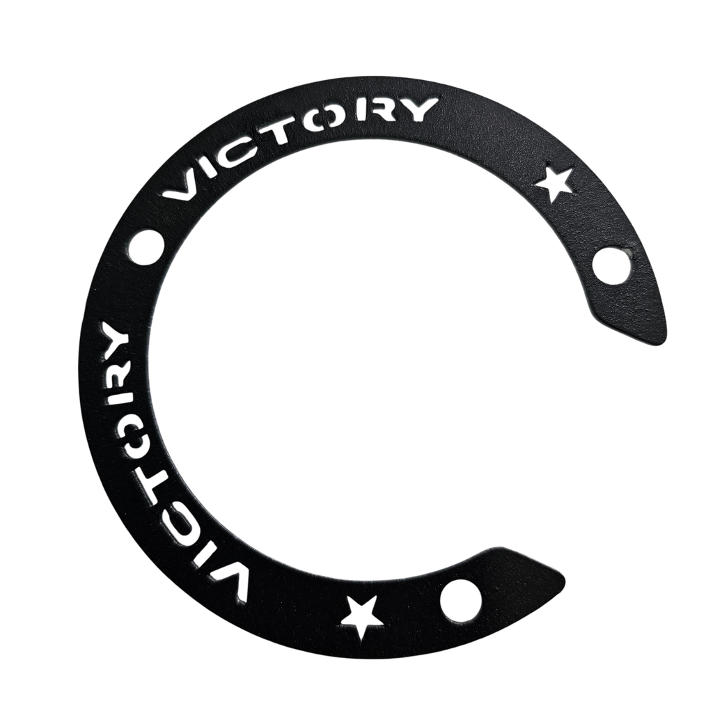 [1769] ARO DE GASOLINA VICTORY MRX 150/200 - VENOM 250 - LUJO TAPA TANQUE (ACERO) (Negro)