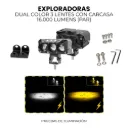 EXPLORADORAS DUAL COLOR 3 LENTES CON CARCASA