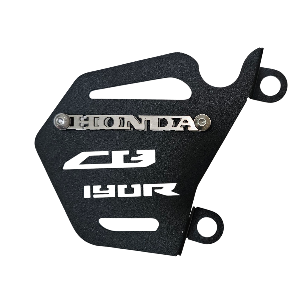 [1482] PROTECTOR DE CALIPER HONDA CB 190R 2.0 (ACERO) (Negro)