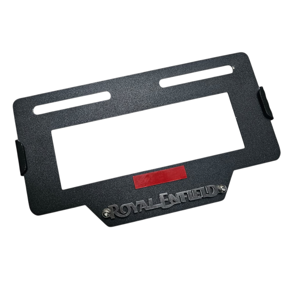 PORTA PLACA ROYAL ENFIELD (ACERO)