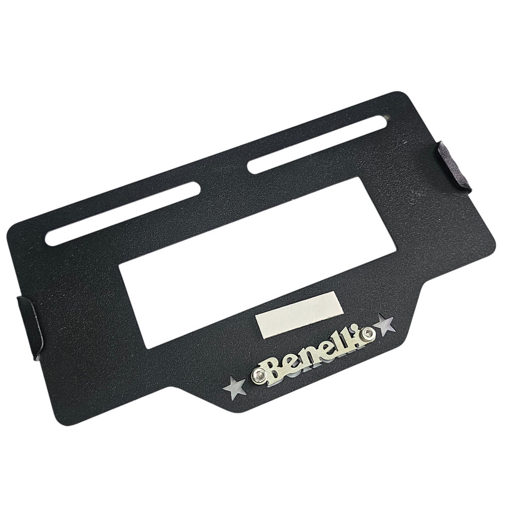 [1834] PORTA PLACA BENELLI (ACERO) (Negro)