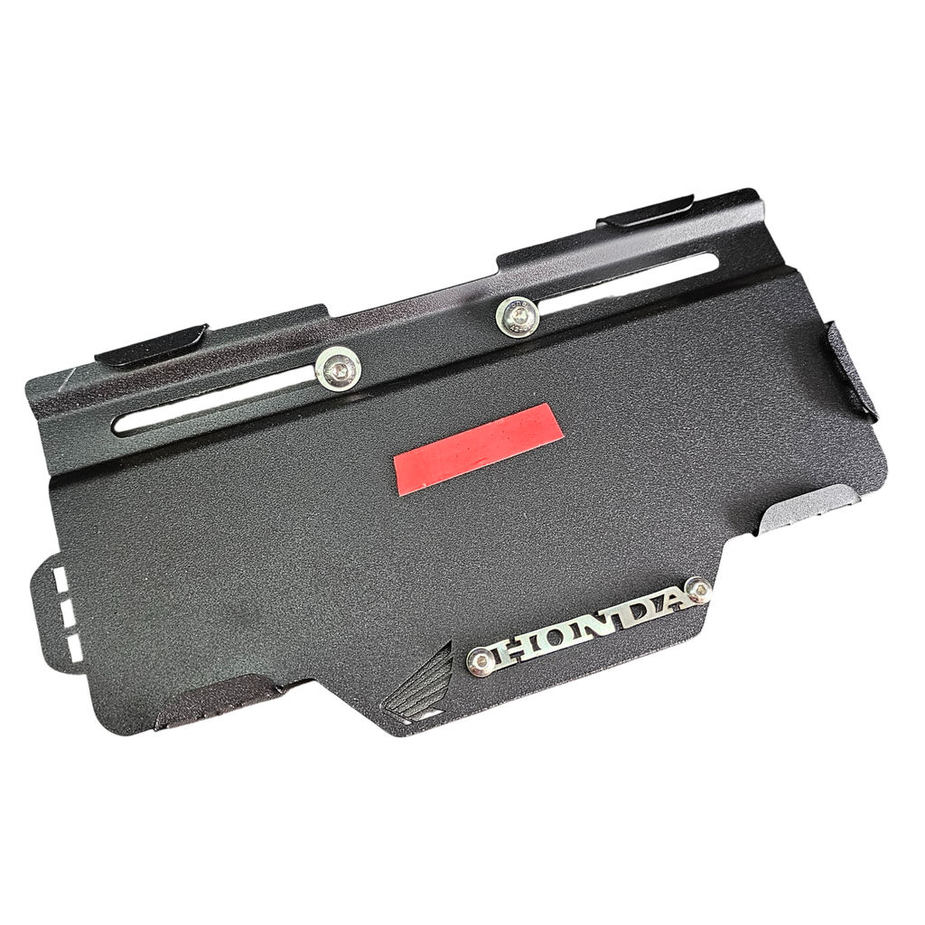 PORTA PLACA SIN PERFORAR HONDA (ACERO)