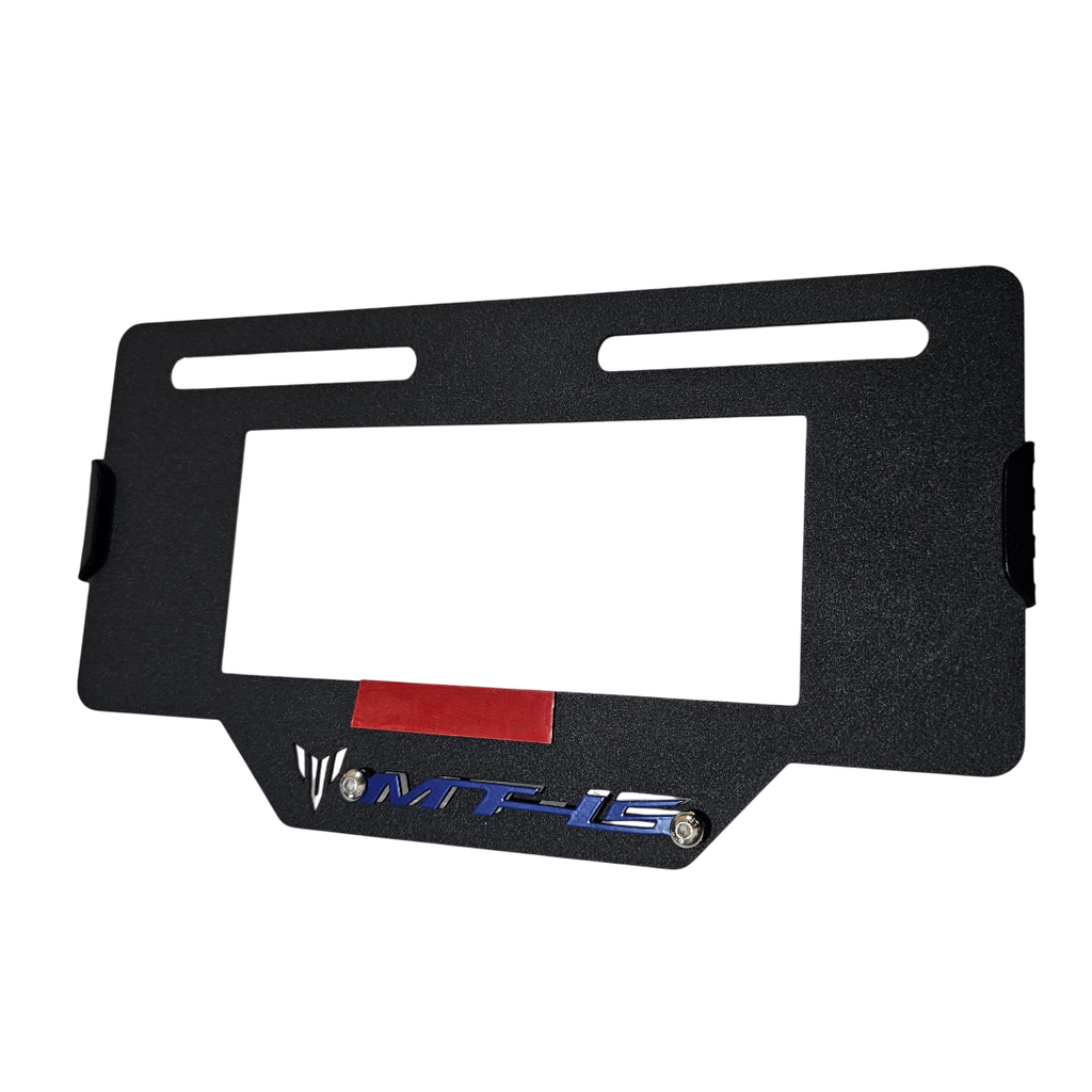 PORTA PLACA YAMAHA MT-15 (ACERO)