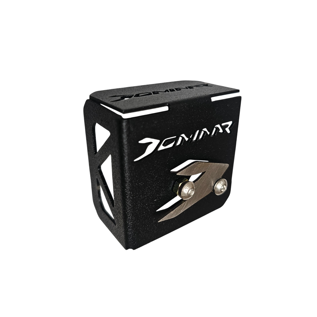 PROTECTOR DE BOMBA FRENO TRASERO BAJAJ DOMINAR (ACERO)