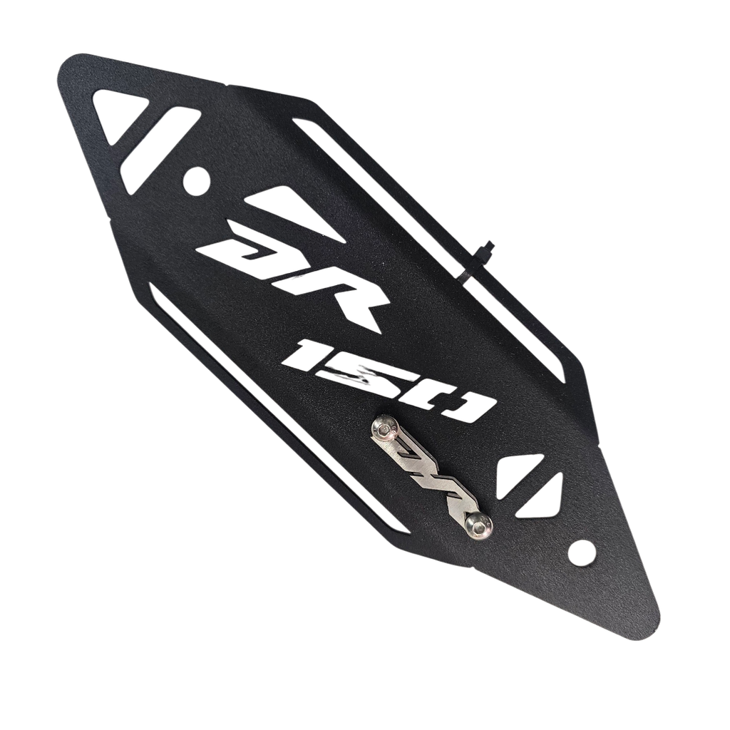 PROTECTOR CURVA DE EXOSTO SUZUKI DR 150 - LAMINA EN ACERO