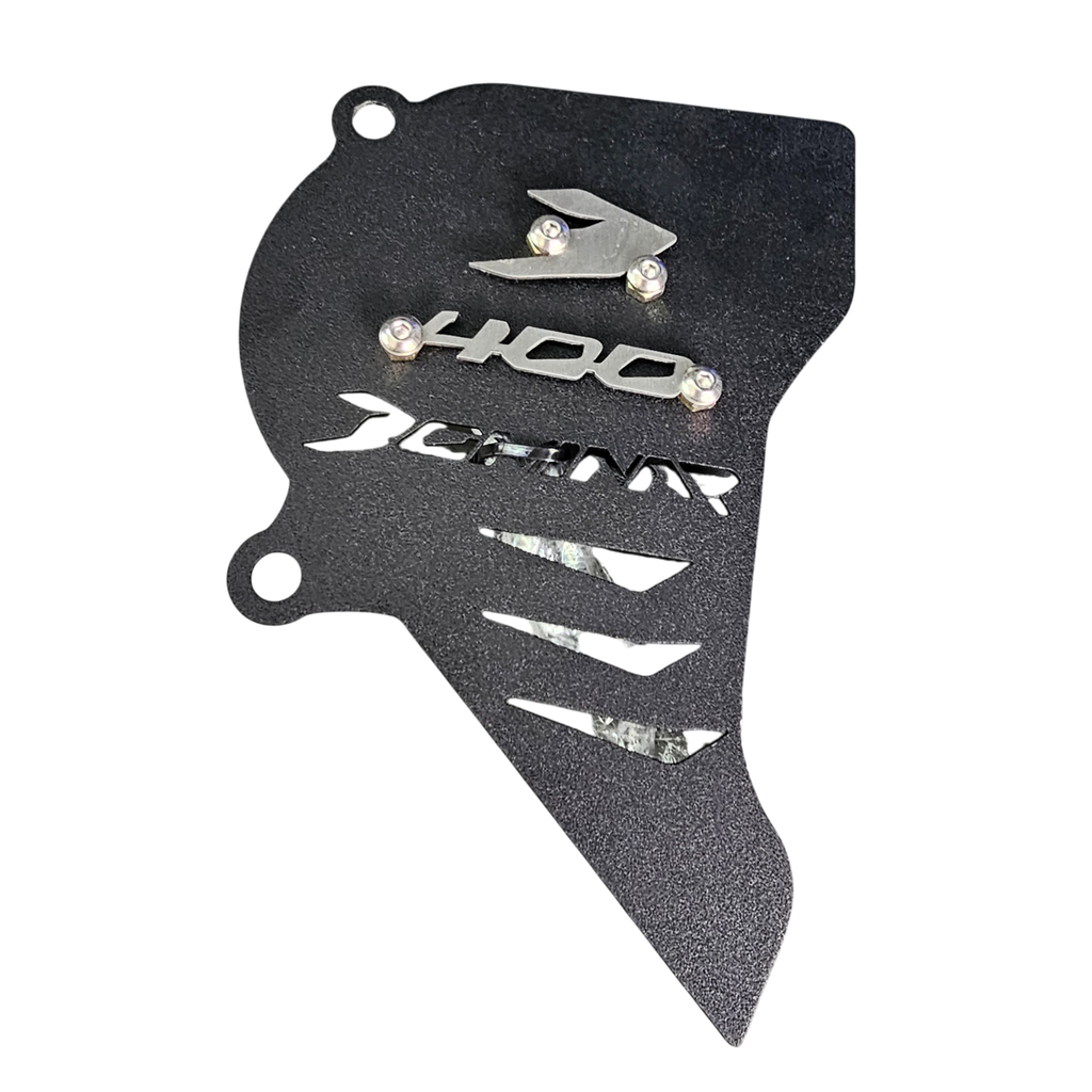 PROTECTOR TAPA PIÑON BAJAJ DOMINAR 250/400 UG (ACERO)
