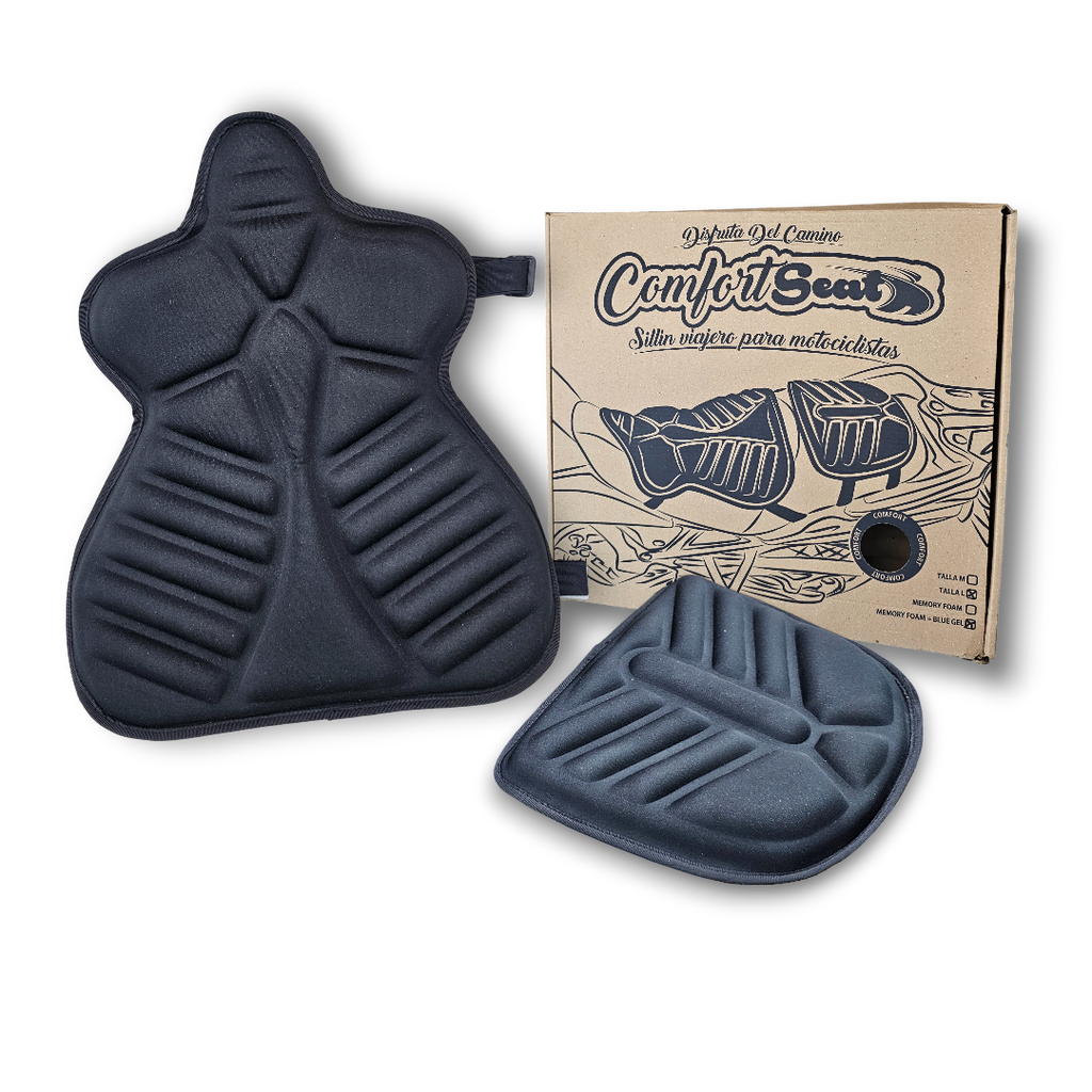 [PCASX001] PAR DE COJINES PARA ASIENTO DE MOTO O COMFORT SEAT (GEL) (S)